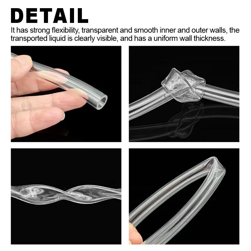 Transparent PVC Plastic Hoses High Quality Odorless Water Pump Tube Aquarium Fish Tank Tubing 2 3 4 5 6 8 10 12 Mm Garden Hose