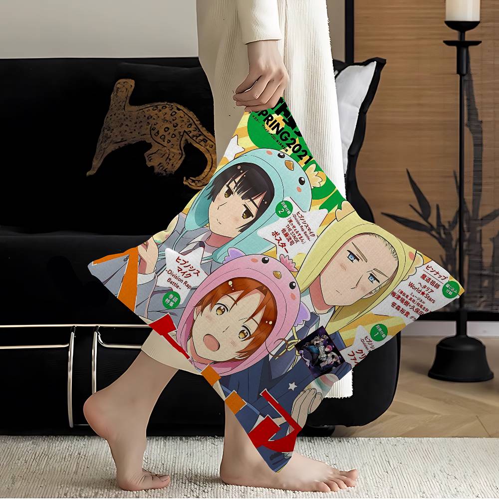 Anime Hetalia Axis Powers Personalized Pillow Dust Cover Bedroom Kids Party Decoration Pillowcase Birthday Children Gift