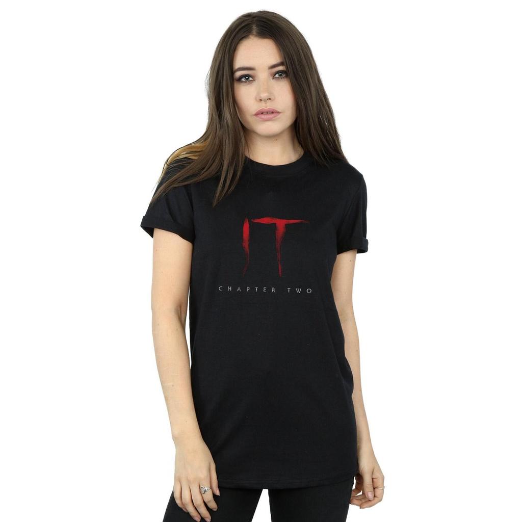 It Chapter 2 Womens/Ladies Movie Logo Cotton Boyfriend T-Shirt