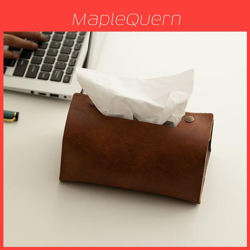 Pu Leather Tissue Box For Living Room With Multi Use Features For Home Decor