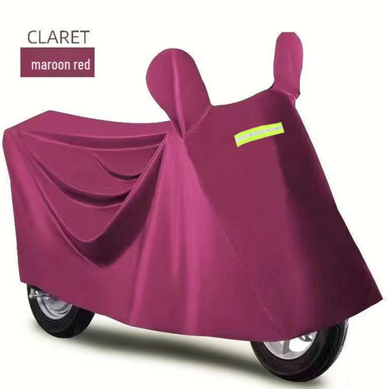 Qing Ruo Xi Thickened Oxford Cloth Electric Motorcycle Rain Cover