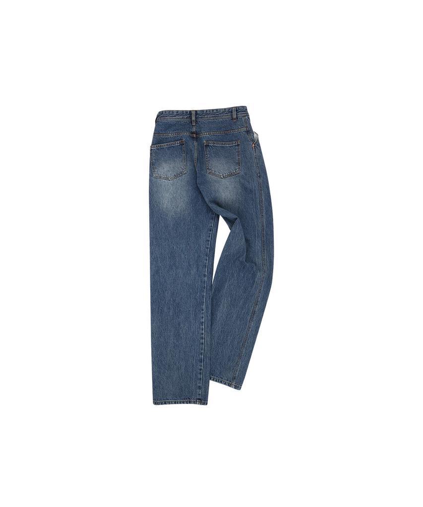 ADSB ANDERSSON BELL Wave Wide Leg Jeans Apa682M(Washed Blue)
