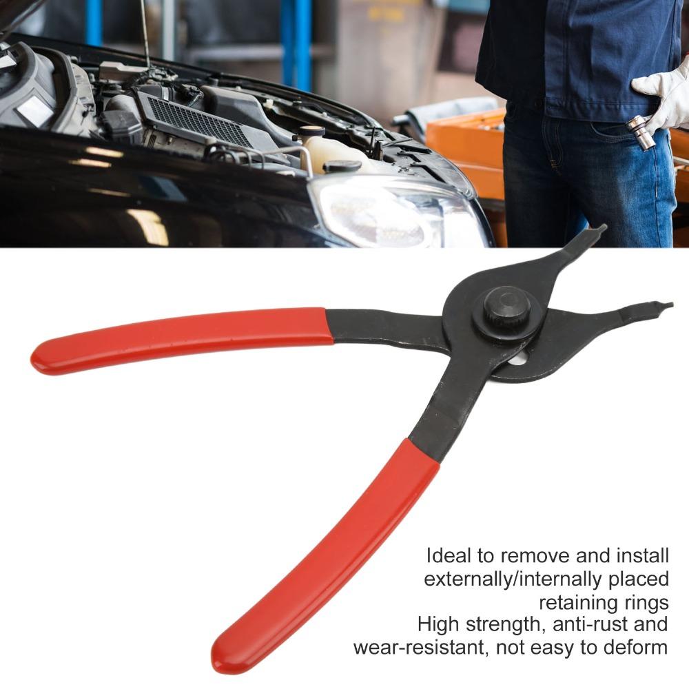 Metal Circlip Pliers PVC Handle Retaining Ring Pliers Durable Snap Ring Pliers Machinery Assembly