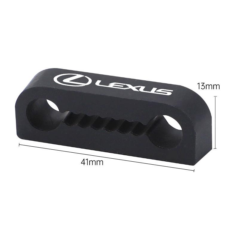 NOIS8 4Pcs Car Door Lock Shock Pad Silicone Protection Cover Valve Cap For Lexus ES LM GS IS NX RX LX RZ CT IS250 IS430 RX300 ES300H