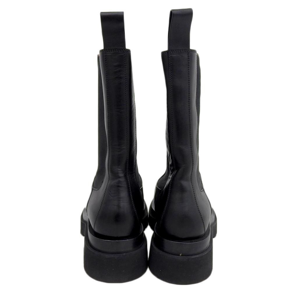 Bottega Veneta Ausgezeichneter Zustand LUG Chelsea Chelsea-Boots mit seitlichem Gummieinsatz, Damen, schwarz, Größe 38 Schuhe 38 schwarzBenutzt