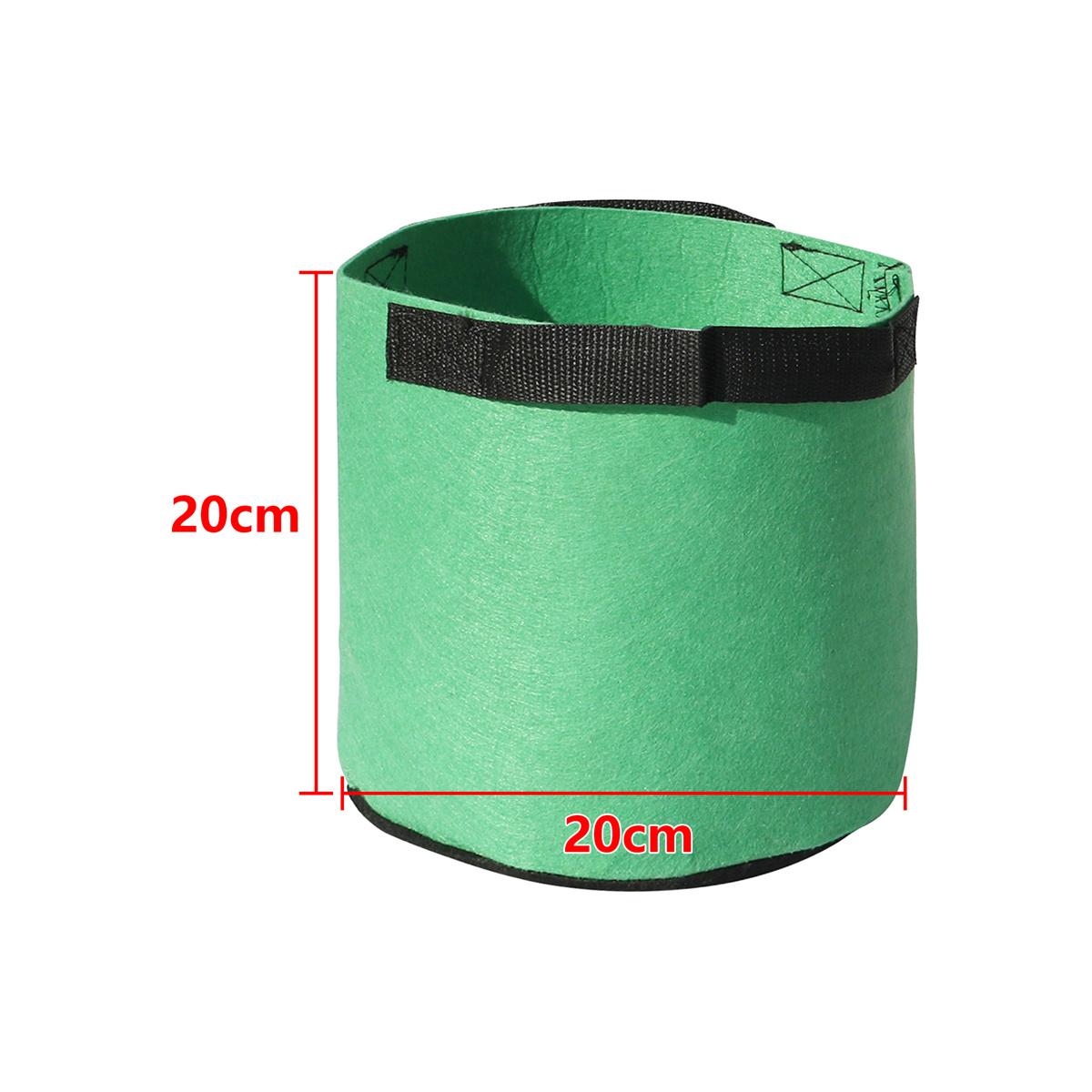 

2/5/10 Gallon Garden Grow Bag Felt Plant Growing Pot Flower Vegetable Fruit Herb Fabric Container Indoor Outdoor Planting Tools