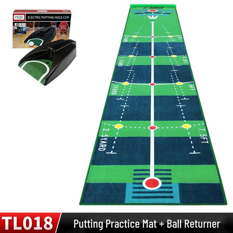 Qingzhou Golf Practice Mat with Putter - Top-Selling Korean Design