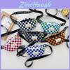 Trendy Modern Cool Boys Chest Bag Stylish Kids Waist Bag Checkered Small Crossbody