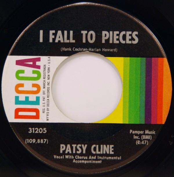 

7inch Record PATSY CLINE - I Fall To Pieces 31205 Decca 1961 US Pop Used