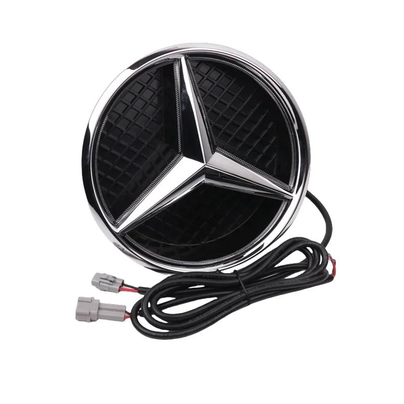 hzrm1 Mercedes benz Amg W205 W212 W213 W204 ML W166 CLA C117 A W176 W177 C W204 E GLK X204 GlaWith LED Grid style Front Grill Emblem