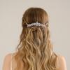 Elegant Bridal Hair Comb With Crystals Minimalist Luxury Wedding Headpiece Versatile Accessory For Bride Gown And Dress