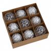 Shimmering 8CM Christmas Ball Ornaments Set of 9 for Festive Tree Decor