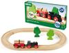 BRIO Little Forest Basic Rail Set [18 Pieces] for Ages 2 and Up (Wooden Train Toy with Rails) 33042