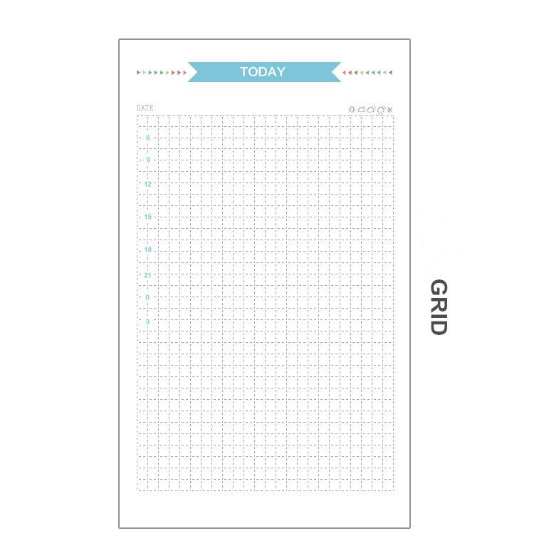 A5 A6 A7 Laser Notebook Planner Organizer Binder Books Journal Sketchbook Accessories Diary Office Supplies Notebook