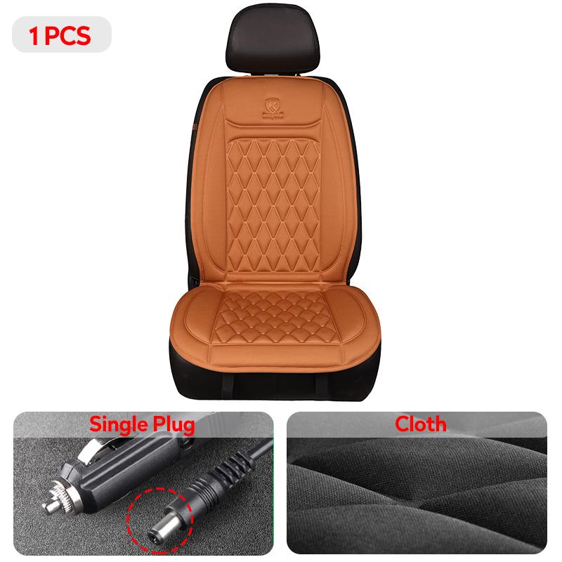 Heated Car Seat Cover 12-24V Universal Car Seat Heater 30'S Fast Heating Pad Thicken Car Heated Seat Cushion Warm Seat Protector