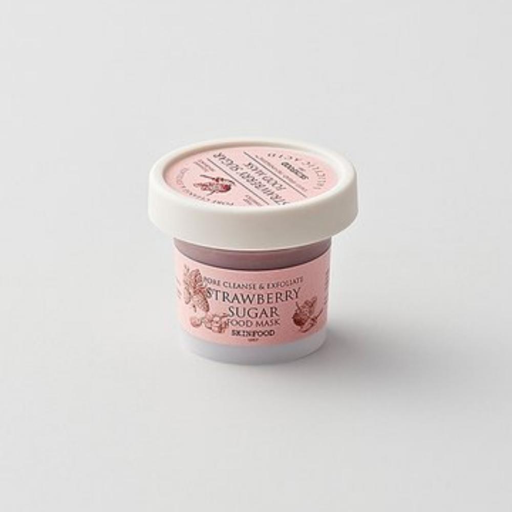 

SKINFOOD Strawberry Sugar Food Mask 120g, Exfoliating & Brightening Wash-Off Mask, K-Beauty