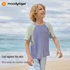Moodytiger Boys' Cool-Dry Color-Block Short Sleeve T-Shirt