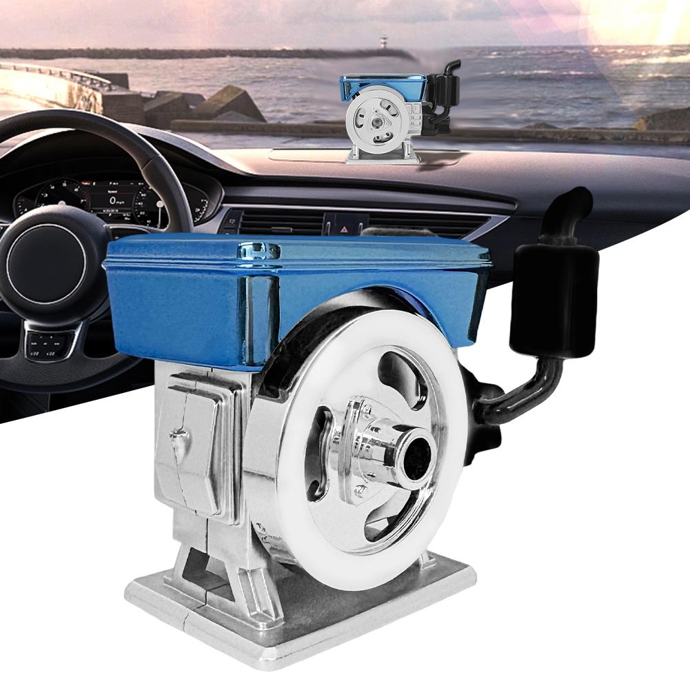 

Compact Car Freshener Engine Aromatherapy Advanced Solar Panel Technology Attractive Motor Design Silver Blue For Cars profound