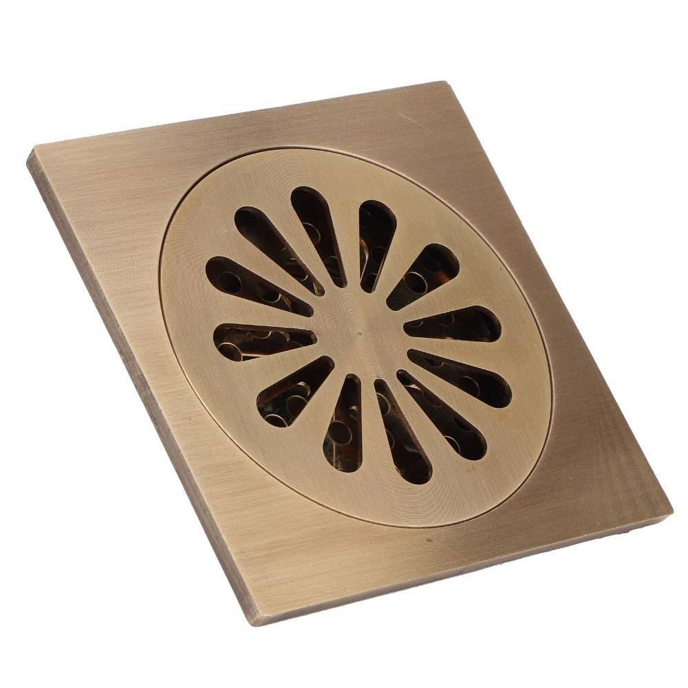 Copper Floor Drain Set Antique Shower Drain Easy Clean Floor Drain  Basement