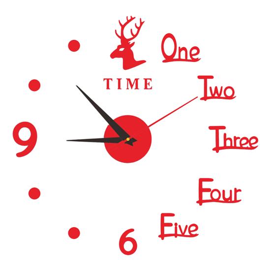 Luminous Wall Clock Modern Design Easy to Install Battery Powered Silent DIY Wall Clock Decoration for Living Room