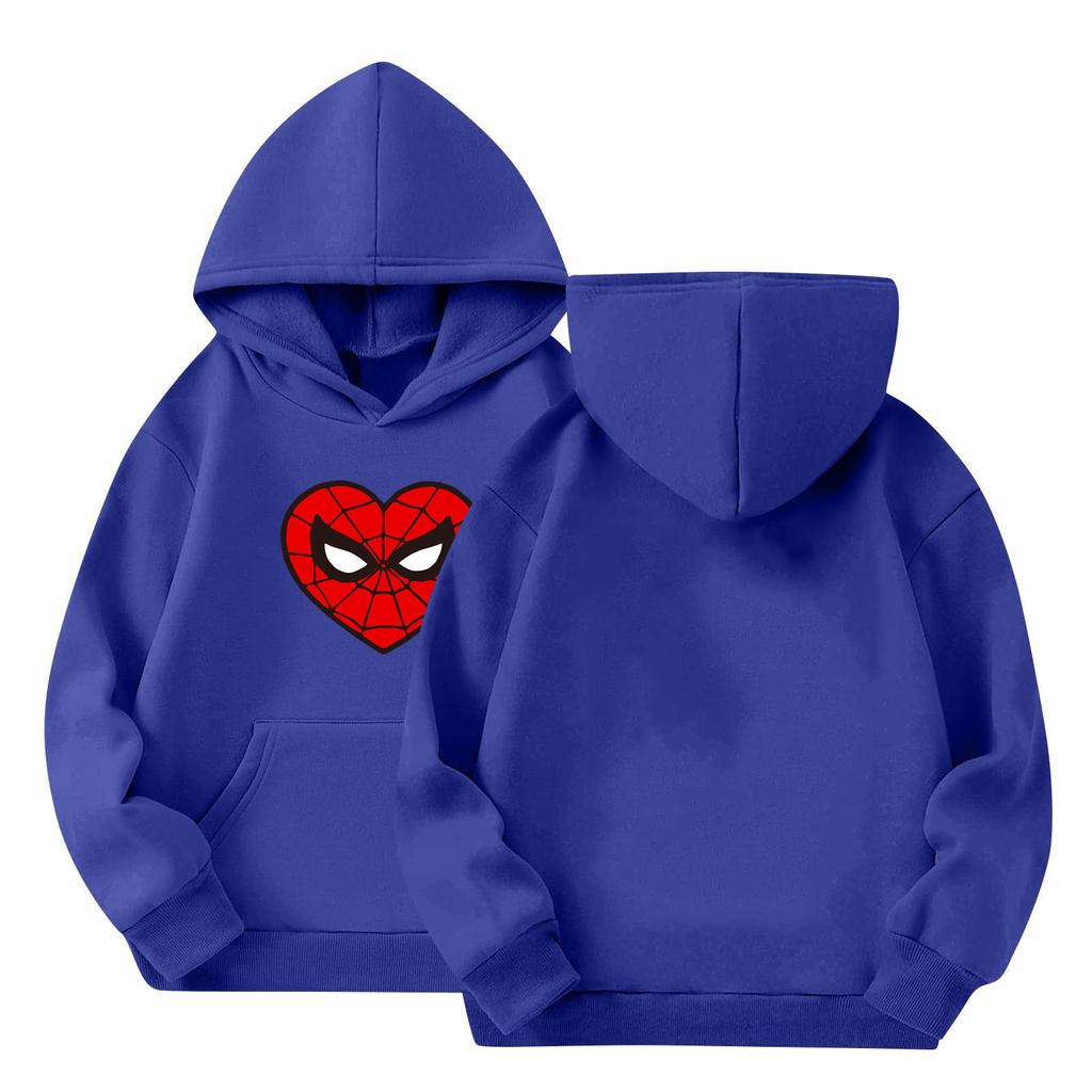 Kids Long Sleeve Pullover Sweatshirt, Loose Fit Letter Print Top for Boys and Girls