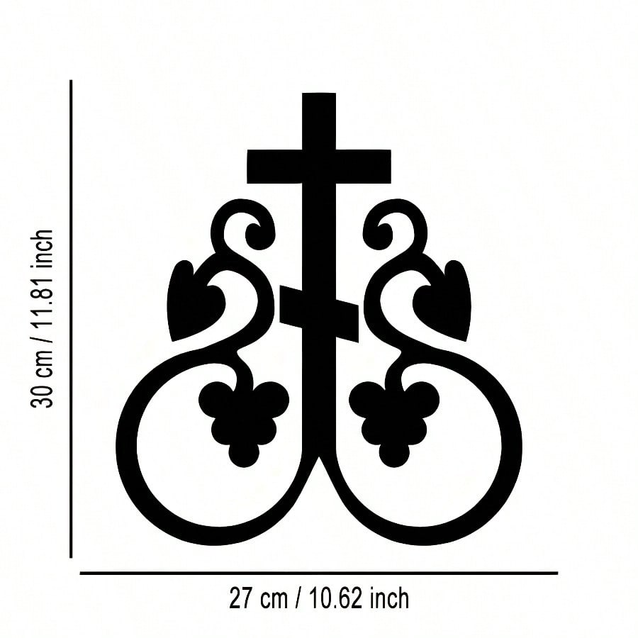 Arabic Script Metal Wall Art Bohemian Design Home Office Decor