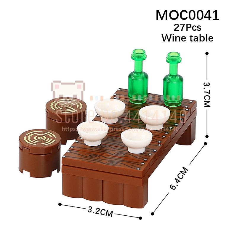 

Мебель для дома MOC Строительные блоки Городская сцена Сделай сам Кухня Кровать Диван Туалет Ванна Модель Украшение Сборка Кирпичики Игрушки Для Детей