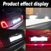 2 Stück OEM-Nr. 51800482 Für Fiat 500 500C Abarth 2007 2008 2009 2010 2012 2013-2016 Weiß 12V LED Kennzeichenbeleuchtung Lampe