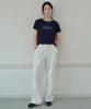 Wednesday Oasis For Woman Stopper Shirred Nylon Pants_Ivory(Wb6Pt26)