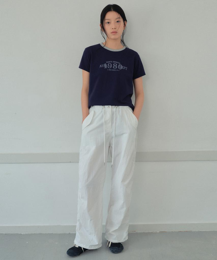 Wednesday Oasis For Woman Stopper Shirred Nylon Pants_Ivory(Wb6Pt26)