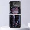 Dark Demon Nun Shockproof Case For Samsung Galaxy Z Flip 7 6 5 4 3 5G Phone Cover Z Flip3 Flip4 Flip5 Flip6 Flip7 Shell
