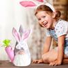 Gnomo di Pasqua Peluche Elfo Decorazioni, Gnomo Coniglio Fatto a Mano Bambola Senza Volto Ornamenti di Pasqua, Decorazione Casa Primavera Pasqua Ornamenti Regali