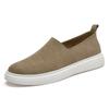 Suede Leather Men's Casual Sneakers Breathable Men's Single-Layer Leather Casual Versatile Loafers Men's Shoes