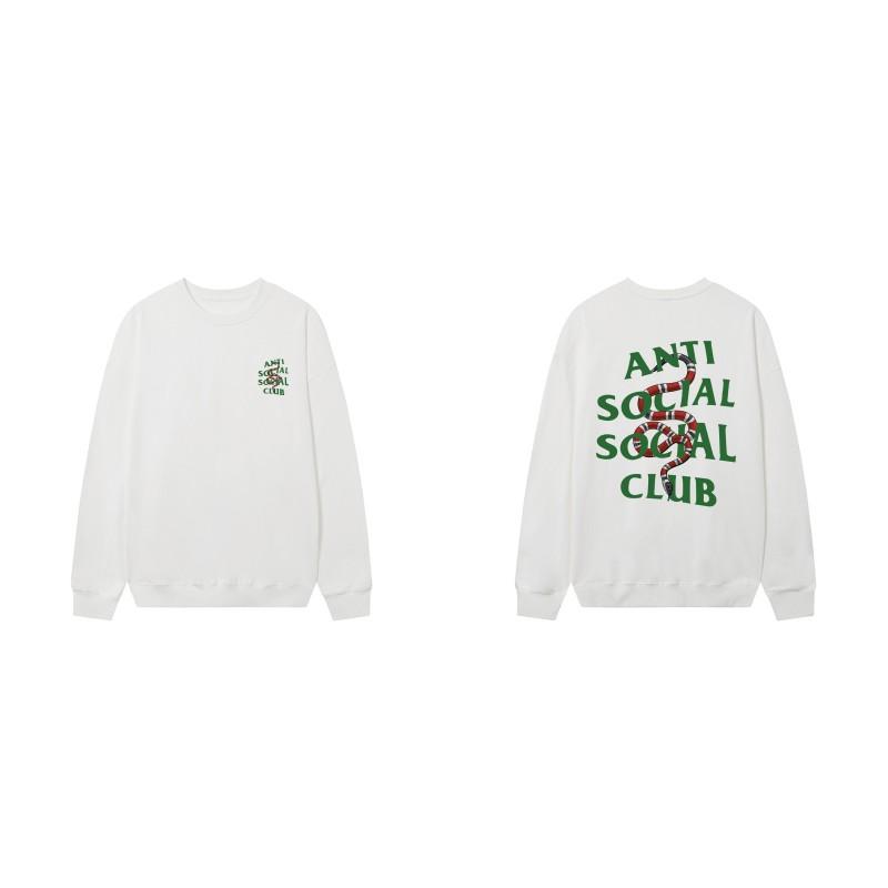 ASSC X Snake Co-Branded Crewneck Sweatshirt Loose Fit Men Women