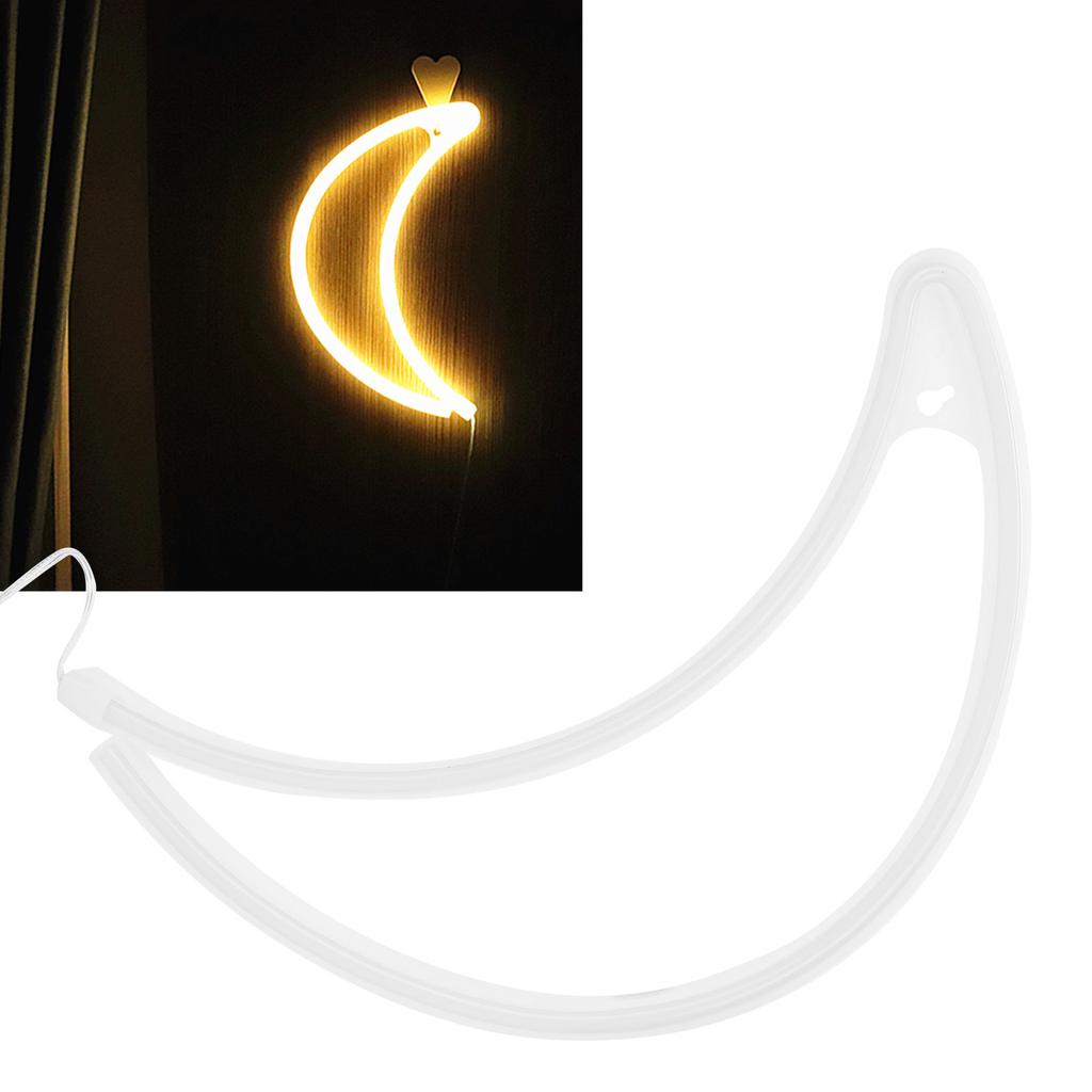 Moon shape Neon Light LED Decorative Lights for Home Party Dormitory Bar Living Room
