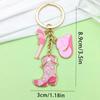 Retro Alloy Denim Boots Keychains & Charms: Unique Women's Accessories