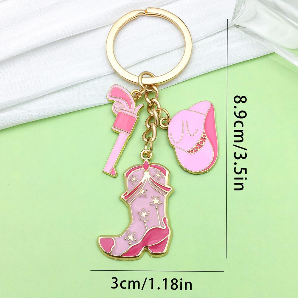 Retro Alloy Denim Boots Keychains & Charms: Unique Women's Accessories