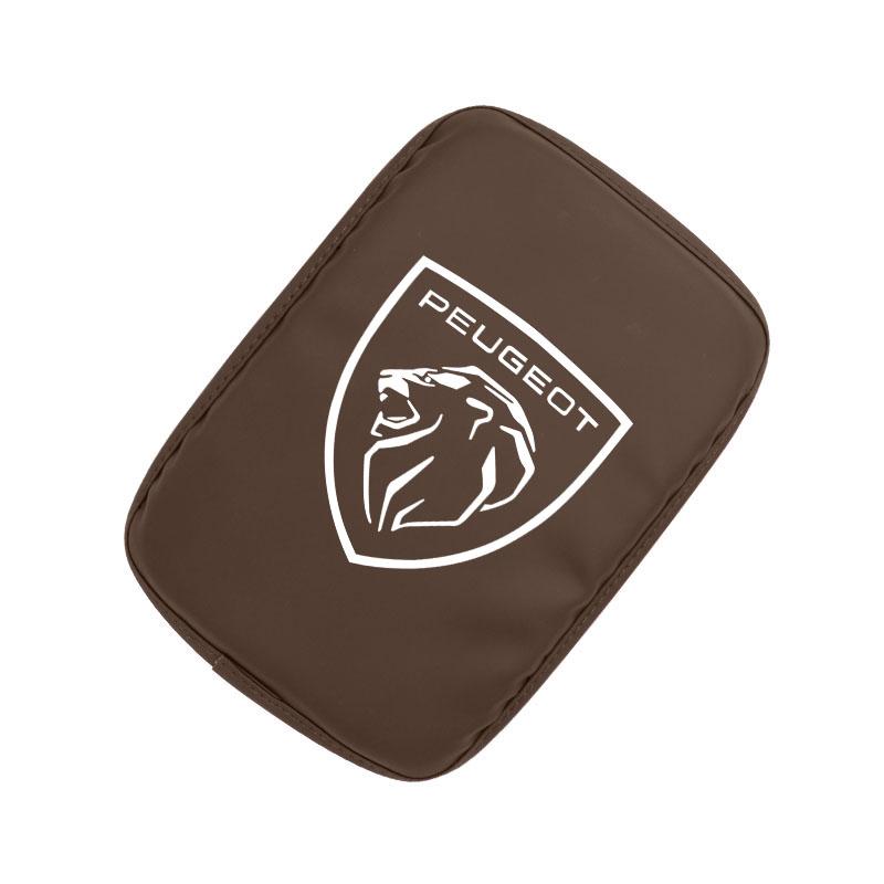 Coussin d'accoudoir de console centrale de voiture Pad en cuir Accessoires Pour Peugeot 5008 508 408 4008 308 3008 208 2008 Landtrek Rifter