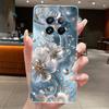 Case For Realme 12 Pro Plus 5G Pretty Flowers Butterfly Clear Soft Silicone TPU Cover For Realme12ProPlus 12 Pro Plus 5G Fundas