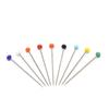 500PCS 4mm Round Glass Head Sewing Pins With Storage Box Mixed Color Dressmaking Pins For Quilting and Pattern Making