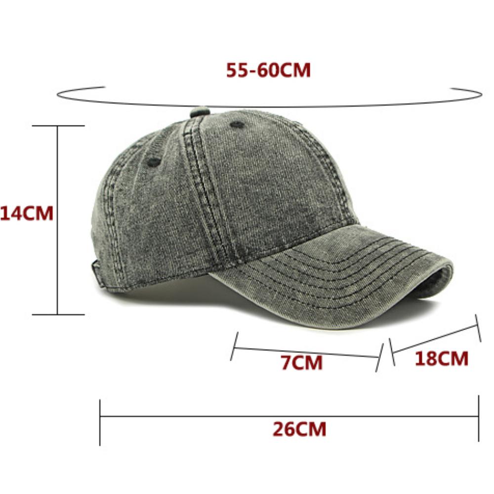HT4746 Baseball Cap Men Women Washed Cotton 6 Panels Baseball Hat Unisex Adjustable Snapback Cap Male Female Fashion Hip Hop Cap