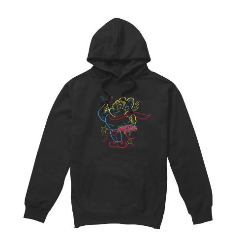 Mighty Mouse Mens Hero Neon Hoodie