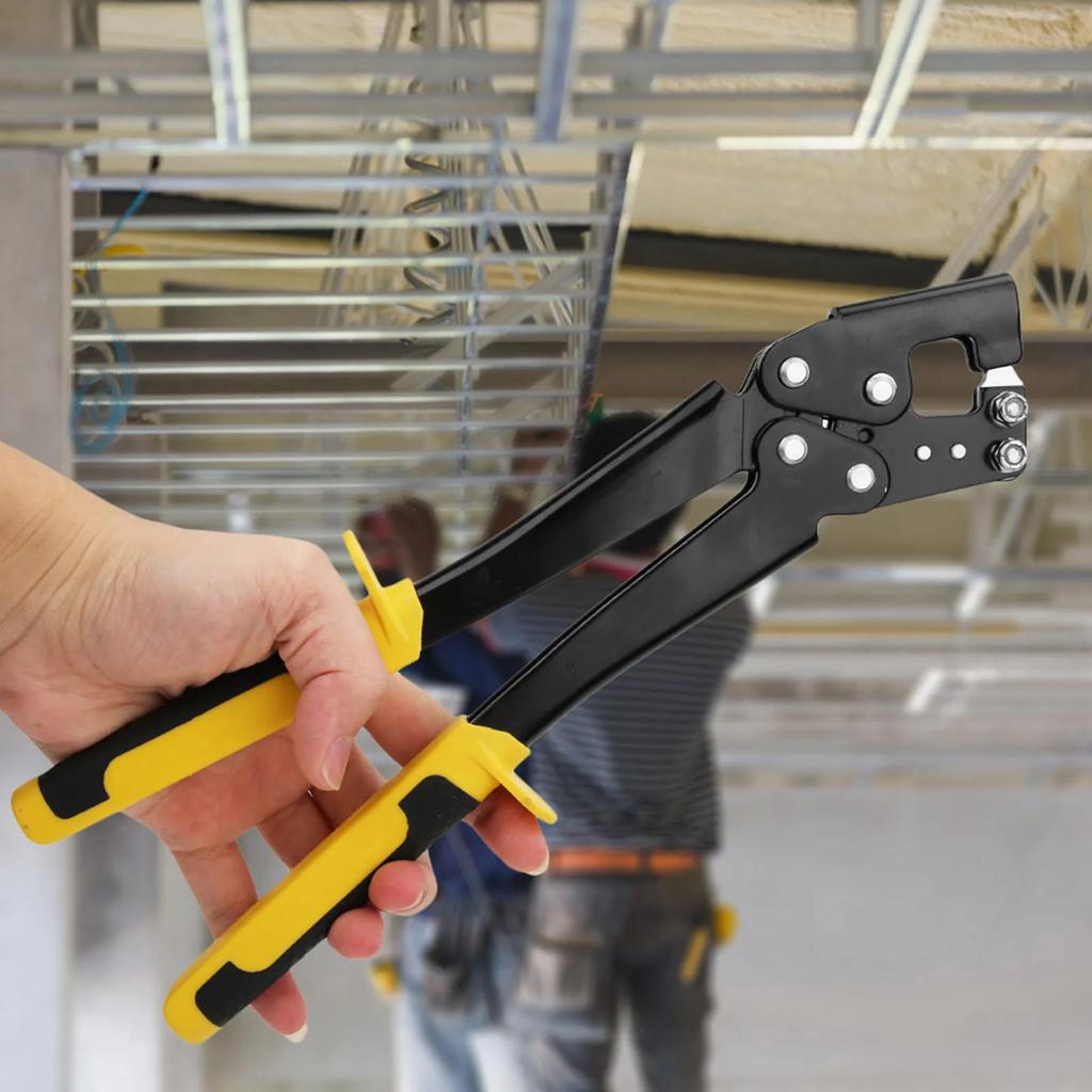 Light Steel Keel Fixed Punching Pliers Handle Stud Crimper for Decoration Ceiling Handle Stud Crimper Steel Stud Crimper