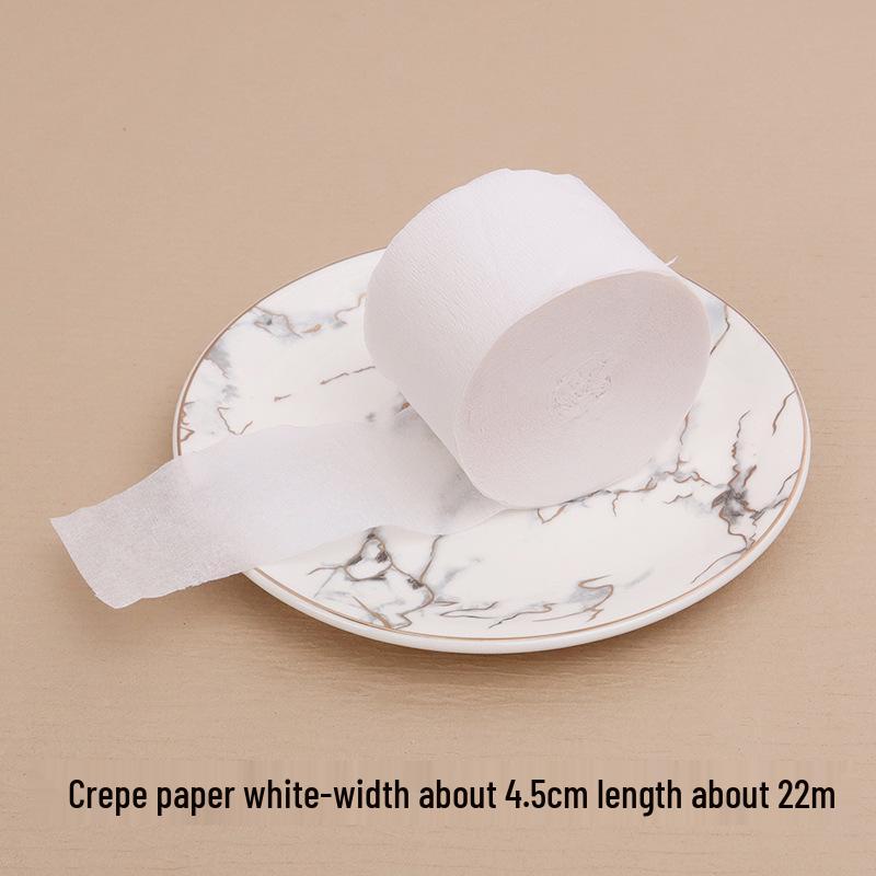 Multicolored Crepe Paper Tassel Wall Decoration, 4.5cm x 22m