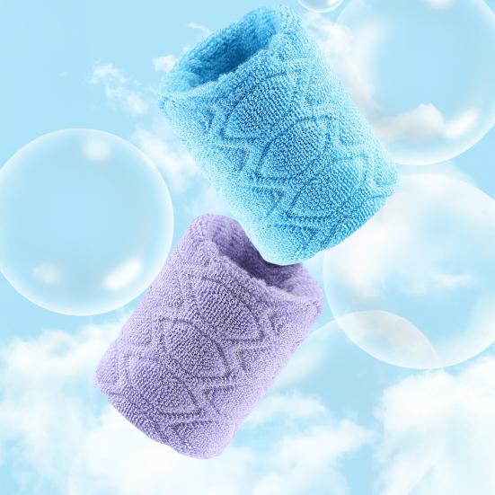 1 Pc Sports Sweatbands Sweat-Absorbing Elastic Wristbands Compression Wrist Sleeve Wrap