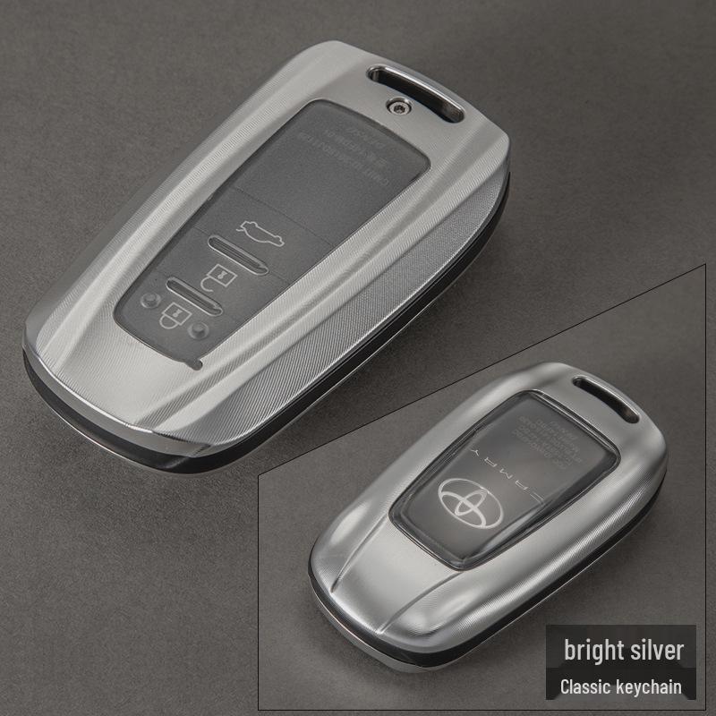 Toyota Key Case for Corolla, Camry, Avalon - Protective Metal Buckle Cover