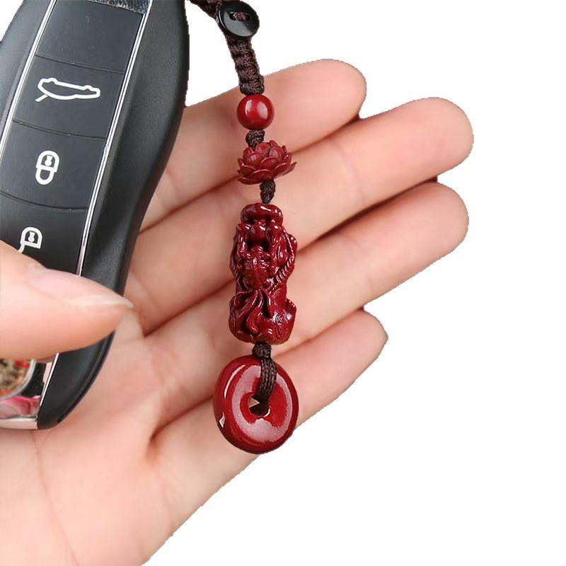 Cynober Lotos Pixiu Brelok w Stylu Tykwy i Zawieszka Klamra Pokoju