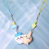 Adorable Cartoon Butter Bear Keychain Pendant: Cute Bag Charm & Couple Gift