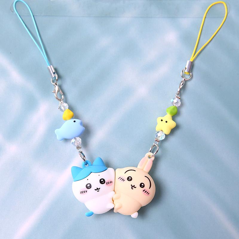 Adorable Cartoon Butter Bear Keychain Pendant: Cute Bag Charm & Couple Gift