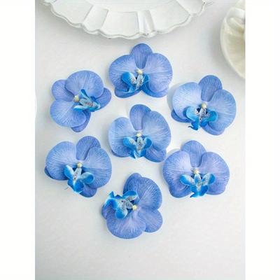 1 Stück Set Künstliche Blumen Seide Schmetterlingsorchidee Brautstrauß Valentinstag Kunstpflanzen Hochzeitsdekoration DIY Kranz Braut Handgelenksblume Hochzeit